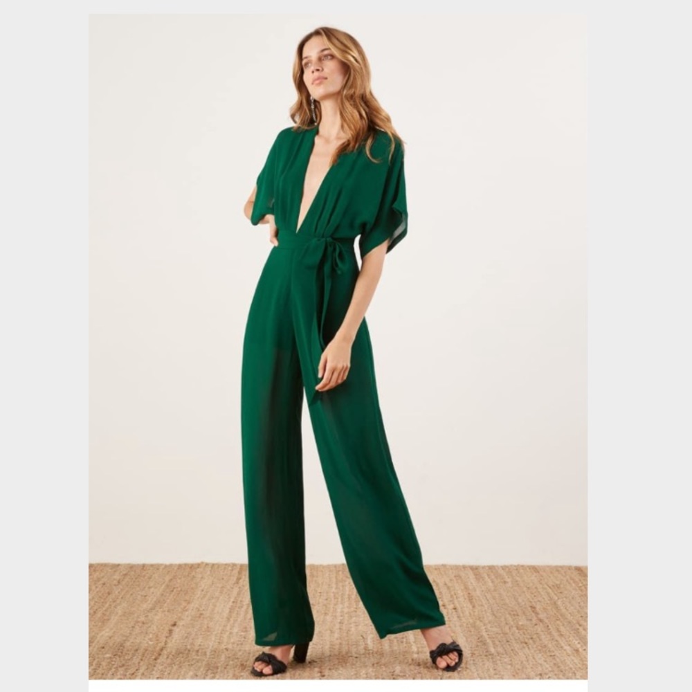 Reformation Lemongrass Jumpsuit